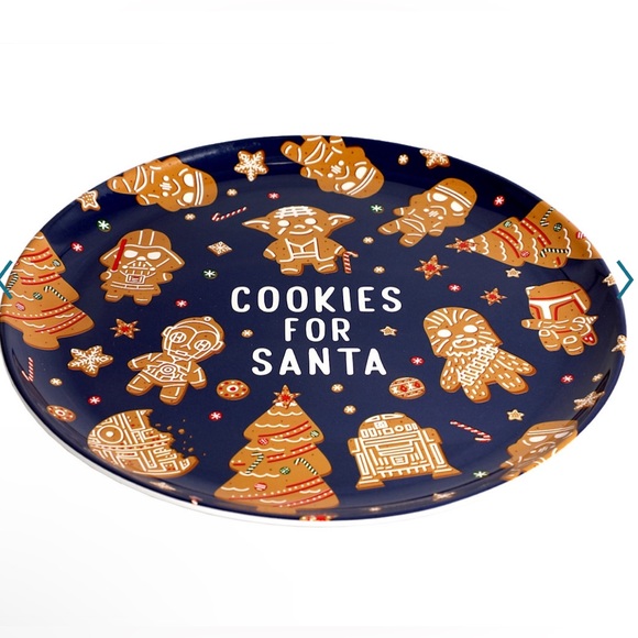 Star Wars Gingerbread Santa Cookie Plate - Picture 2 of 2